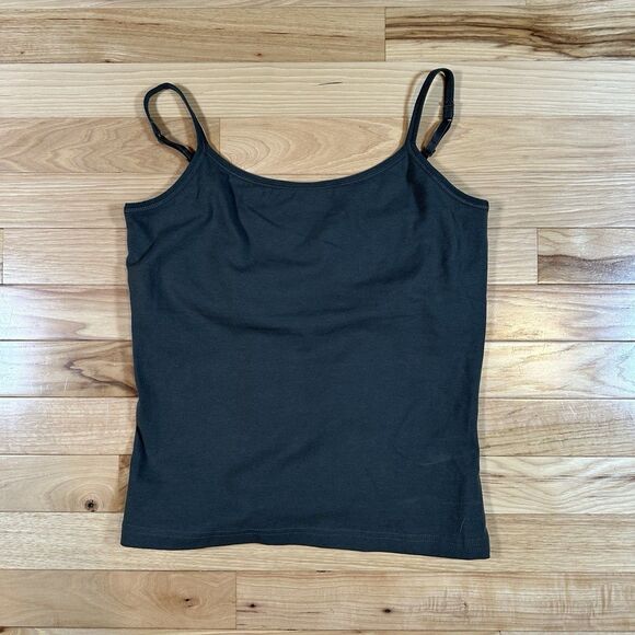 Eddie Bauer Tank Top Camisole M Medium Layered Green Travel Stretch - Picture 1 of 5